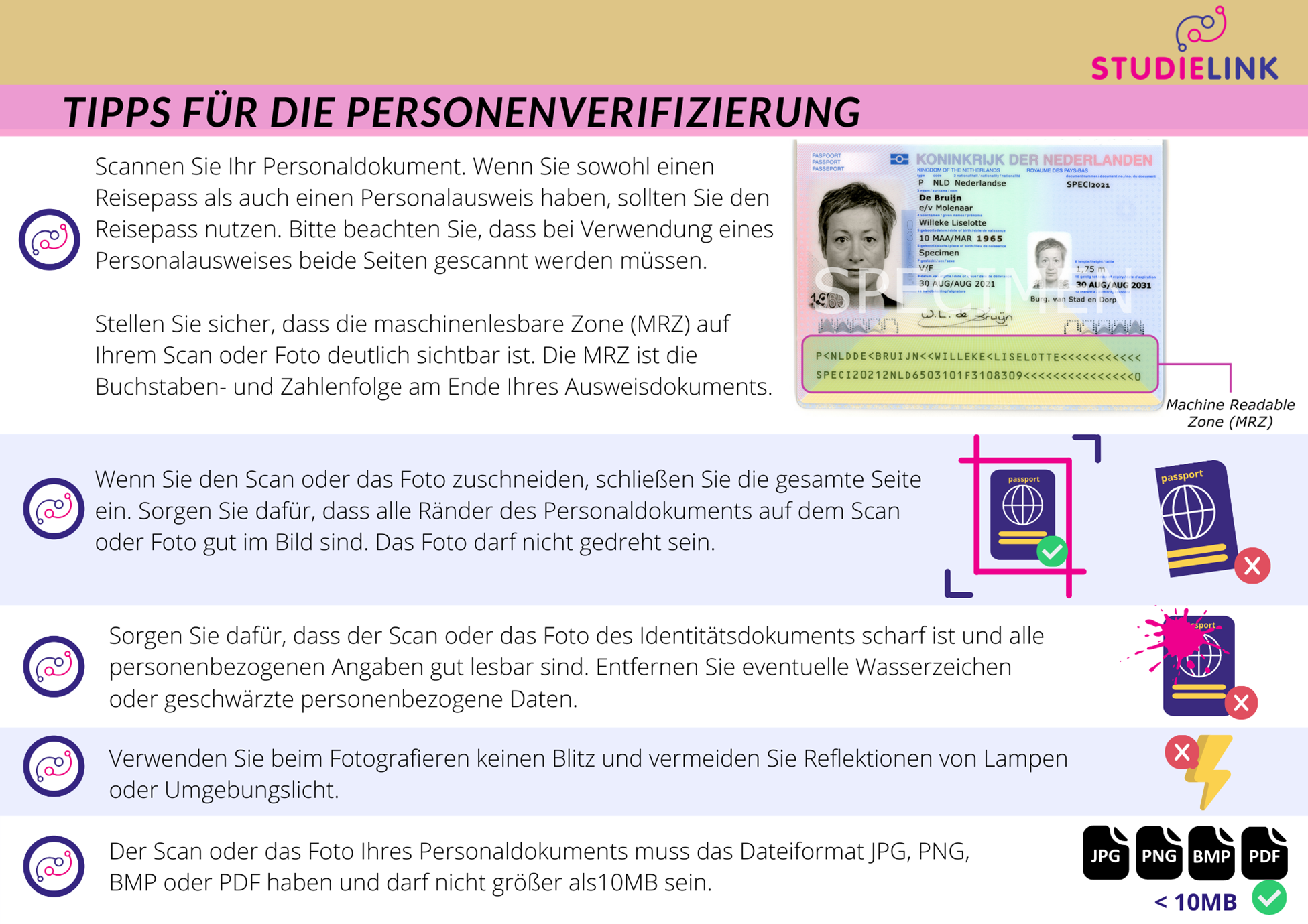 Tipps für die personenverifizierung